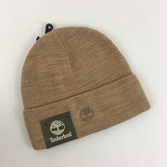 Timberland Other - Timberland tan small logo beanie
